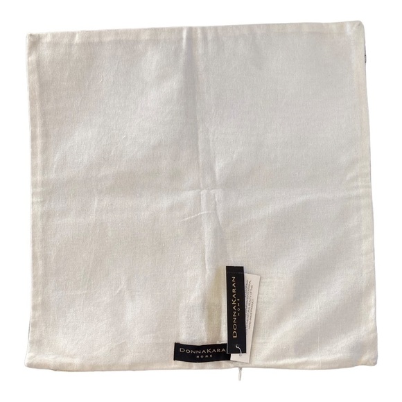 NWT Donna Karan Home Sequin Gold and Ivory Pillow Cover Sham 16” x 16” - Picture 6 of 10